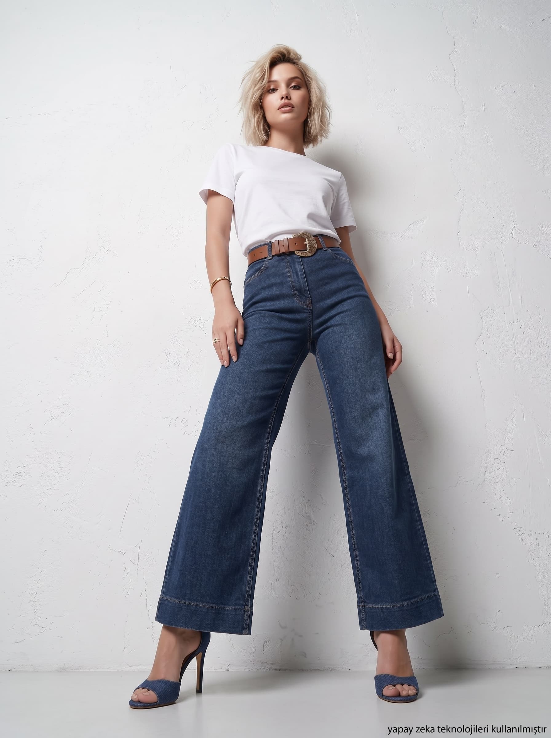 Yaka Ribanalı Premium Basic T-shirt