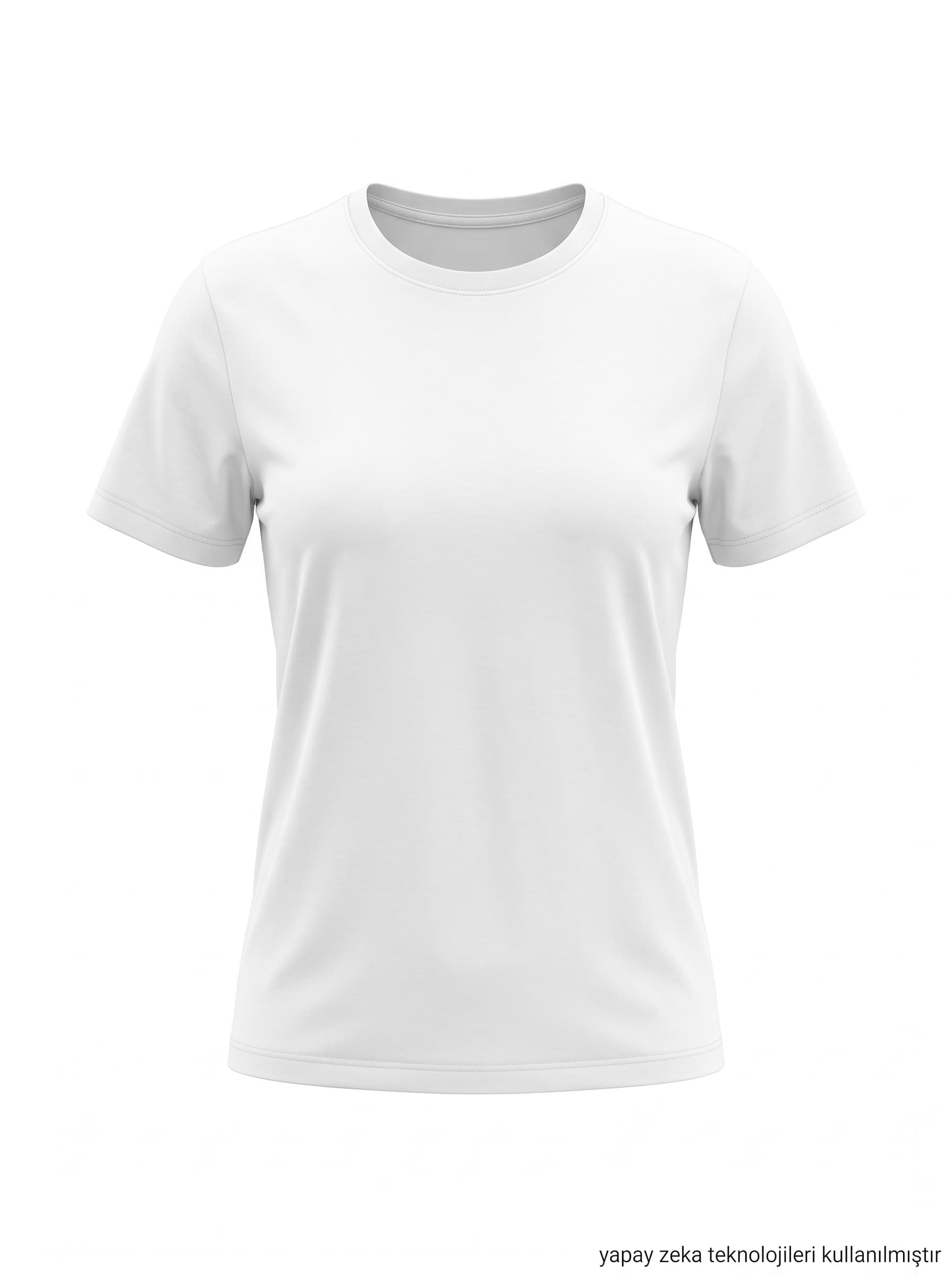 Yaka Ribanalı Premium Basic T-shirt