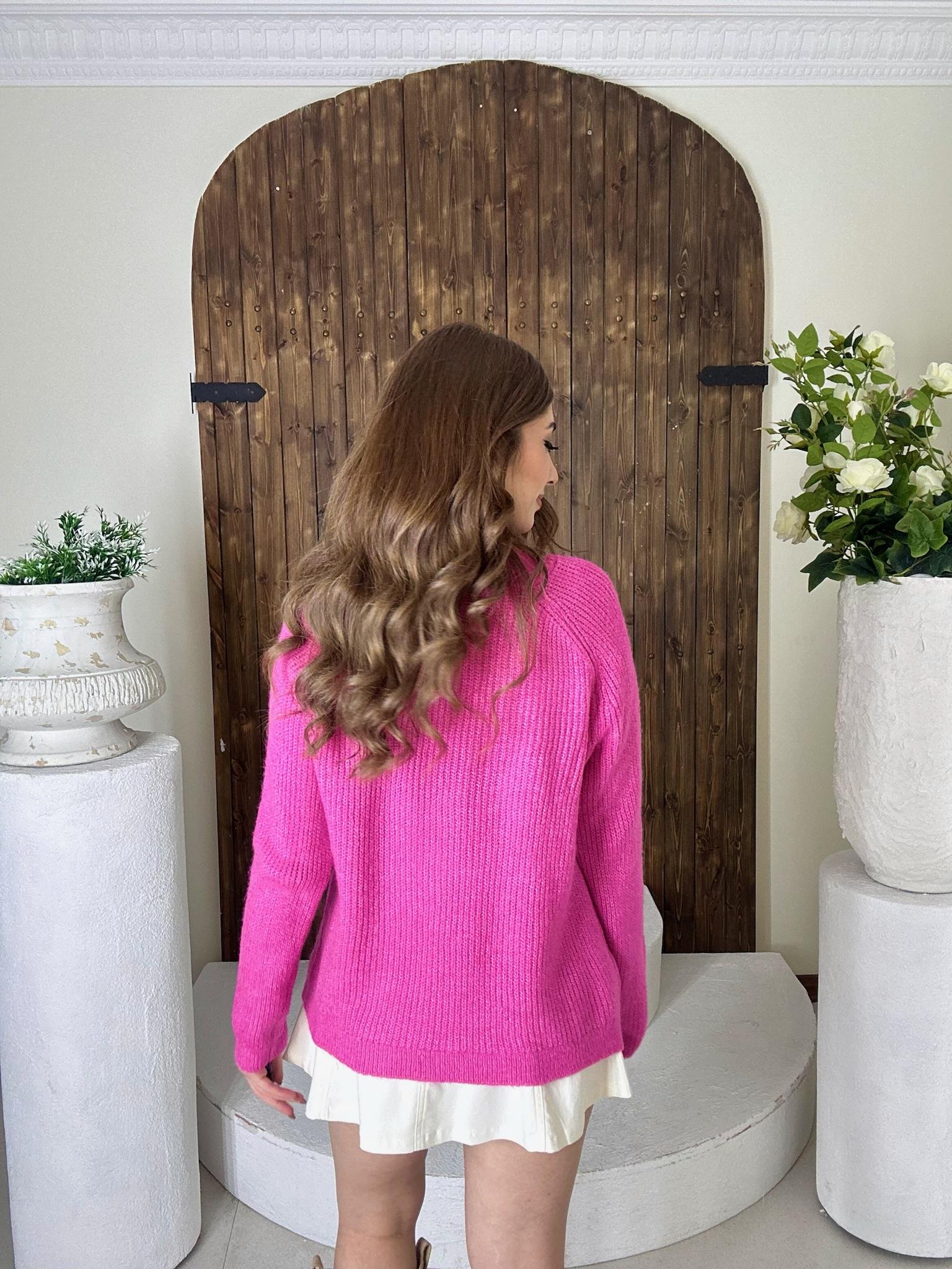 Yuvarlak Yaka Oversize Yumoş Triko Basic Kazak 