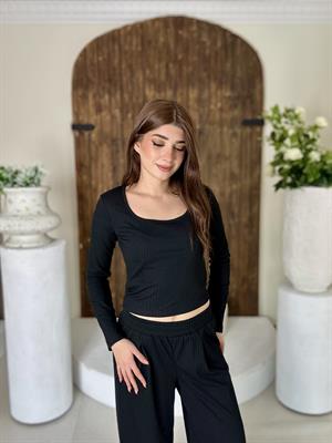  Kaşkorse Kumaş Kalın Fitilli Özel Üretim Spor Takım Siyah