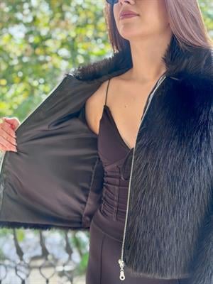 A Kalite Fermuarlı Kürk 