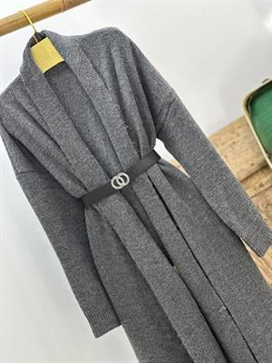 Antrasit Rahat Kesim Uzun Hırka