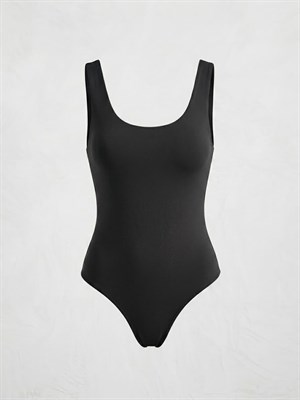 Astarlı Mayo Kesim Body Siyah