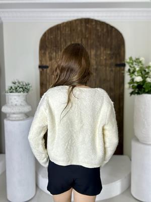 Bağlama Detaylı Yumoş Triko Hırka