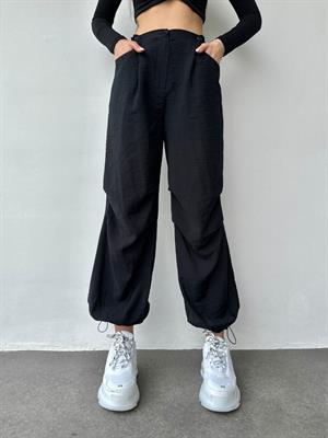 Bel ve Paça Büzgü Ayarlı Paraşüt Pantolon