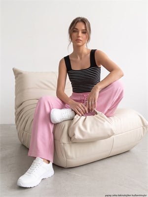 Beli Lastikli Rahat Tril Pantolon
