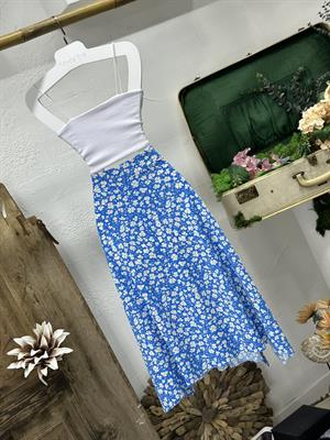 Bürümcük Kumaş Asimetrik Kesim Midi Boy Etek 