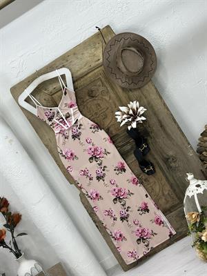 Dijital Micro Kumaş Büstiyer ve Etek İkili Takım