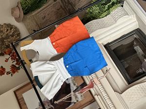 Gabardin Kumaş Kargo Cepli Mini Etek 