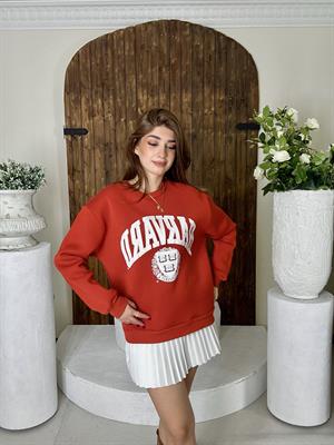 İki İplik Dokuma Harvard Sweat