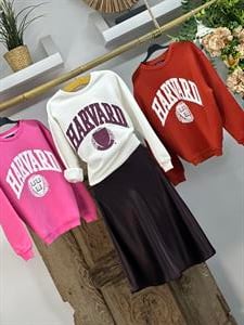 İki İplik Dokuma Harvard Sweat