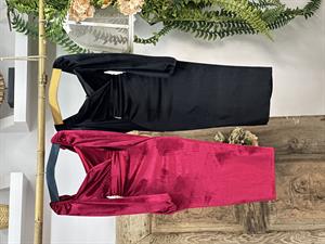 İnci Kadife Kumaş Kalp Yaka Detaylı Kalem  Elbise 