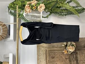 İnci Kadife Kumaş Kalp Yaka Detaylı Kalem  Elbise 