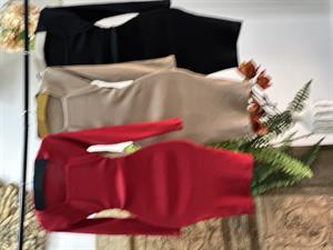 İthal Kaşkorse Kumaş Bluz Detaylı Bej Kalem Elbisemiz