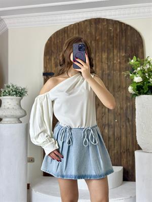 Jenifer Kumaş Tek Kol Bluz 