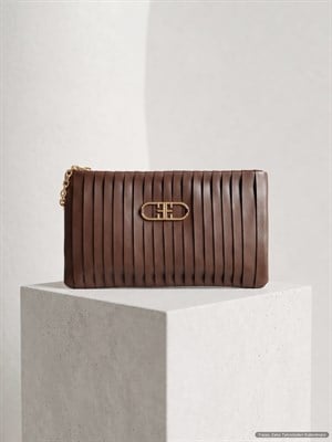 Kahverengi Clutch Çanta