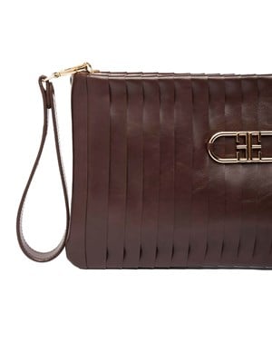 Kahverengi Clutch Çanta