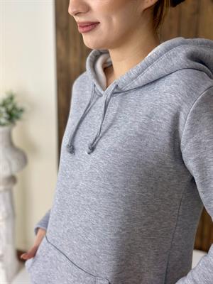 Üç İplik Oversize Kalıp Sweat Elbise