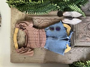 Karpuz Kol Balen Dikişli Bluz