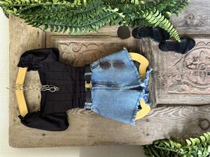 Karpuz Kol Balen Dikişli Bluz