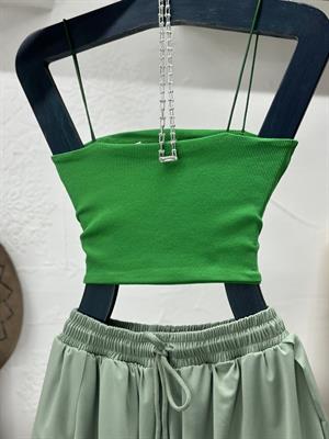 Kaşkorse Kumaş Askılı Basic Crop