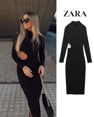 Kaşkorse Kumaş Bel Dekolteli Tasarım Midi Boy Elbise