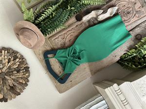 Kaşkorse Kumaş Göğüs Büzgülü Likralı Elbise