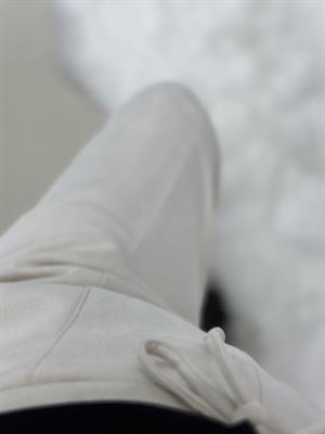 Krem Süet Kumaş Çimalı Havuç Pantolon 