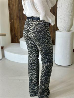 Leopar Desen Straıght Jean