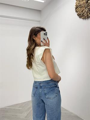 Mavi Yıkamalı Straıght Jean 