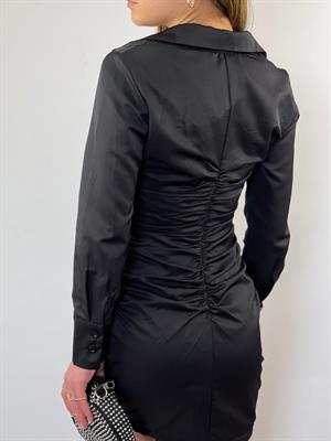 Poplin Kumaş Yaka Detay Tasarım  Gömlek Elbise