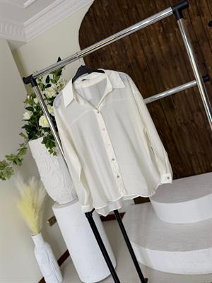 Premium Seri Oversize İpeksi Gömlek