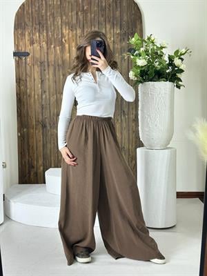 Premium Seri Trikoton Kumaş Beli Lastikli Rahat Pantolon 