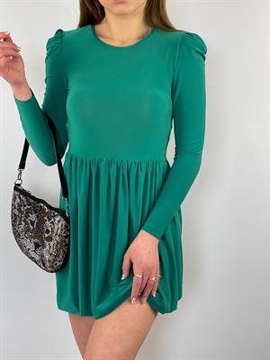 Sandy Kumaş Balon Etekli Elbise