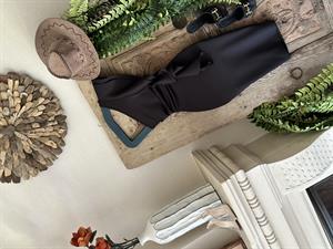 Scuba Kumaş Likralı Tek Omuz Volan Detay Tasarım Kalem Elbise