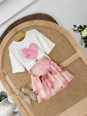 Şifon Kumaş Kat Kat Etek 