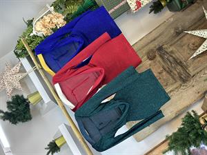 Simli Fcuro Kumaş Sırt Detaylı Tasarım Elbise