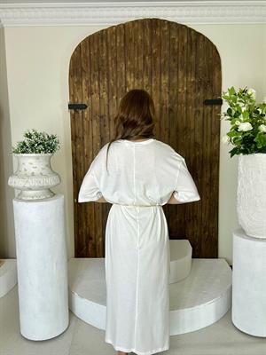 Süprem Kumaş Salaş Uzun Elbise