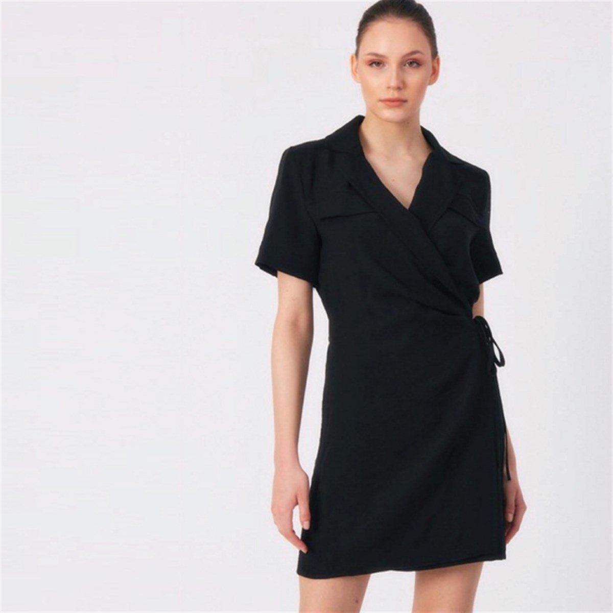 CEP DETAY SAFARİ ELBİSE