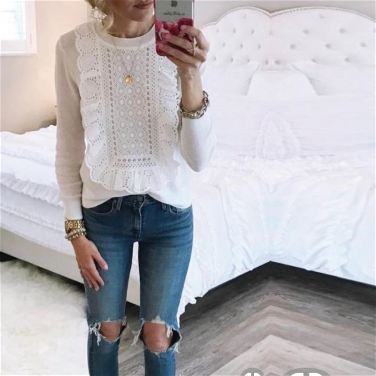 FİSTOLU İNTERLEG KUMAŞ BLUZ