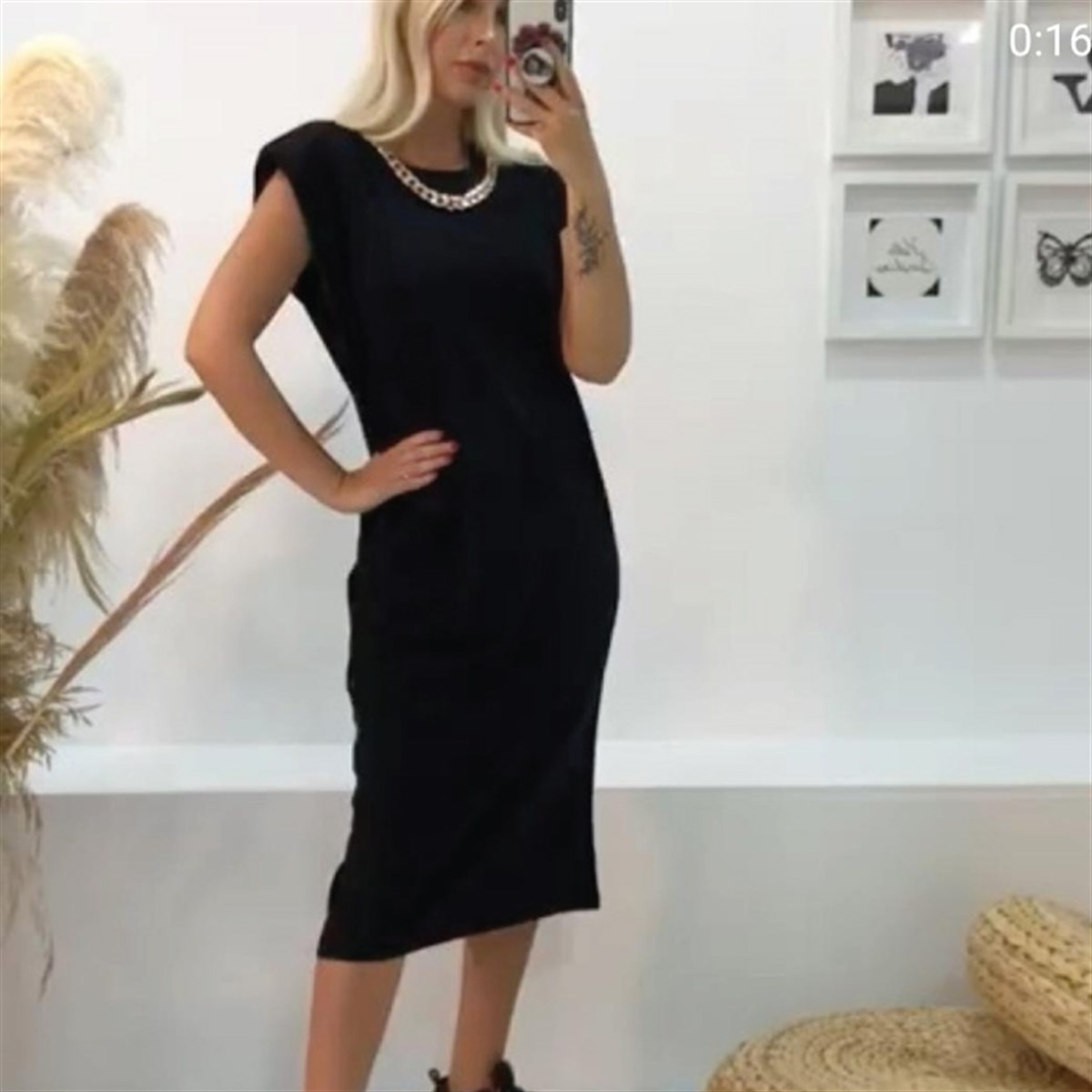 KOLYELİ VATKALI SALAŞ ELBİSE