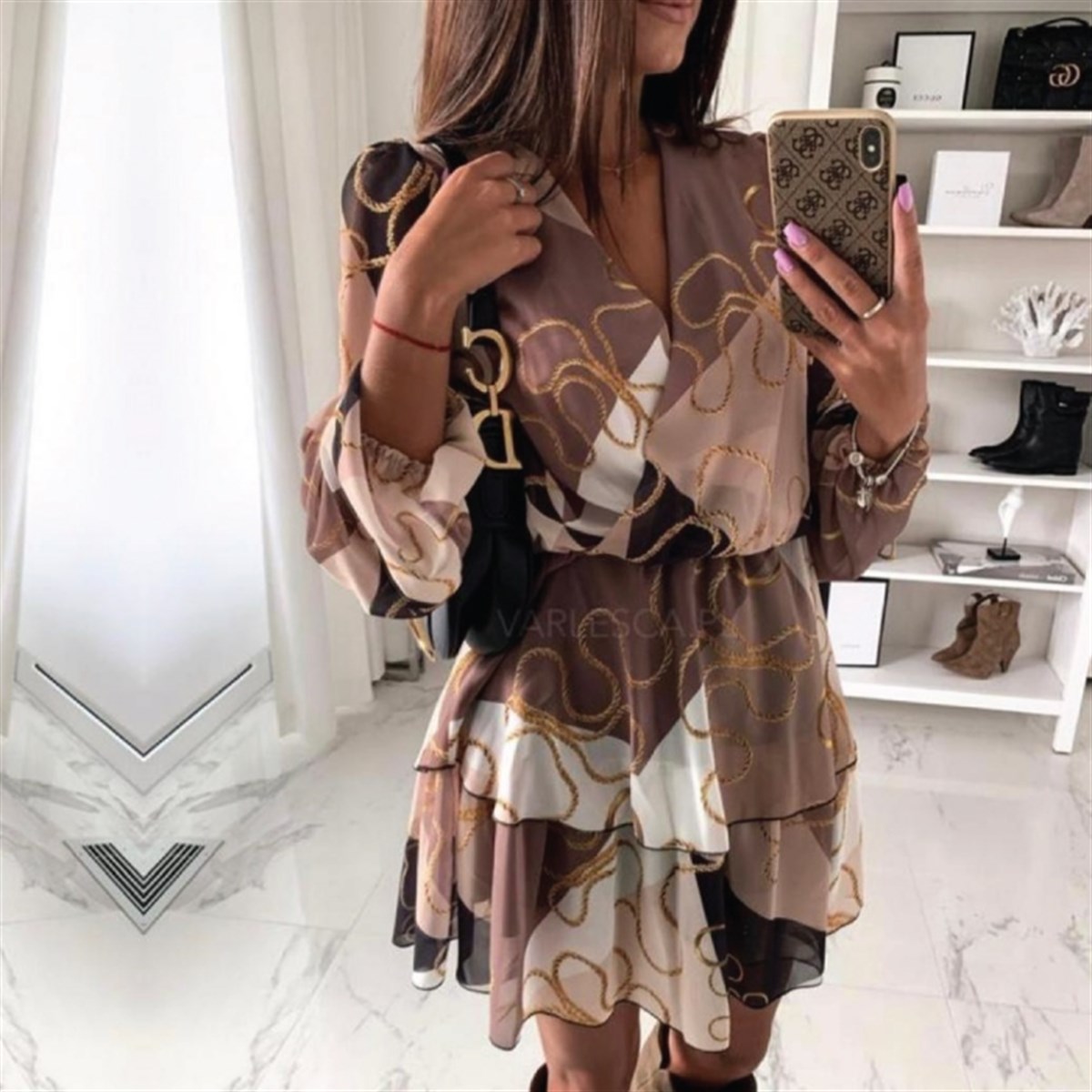 MULTİ KUMAŞ ASTARLI ELBİSE