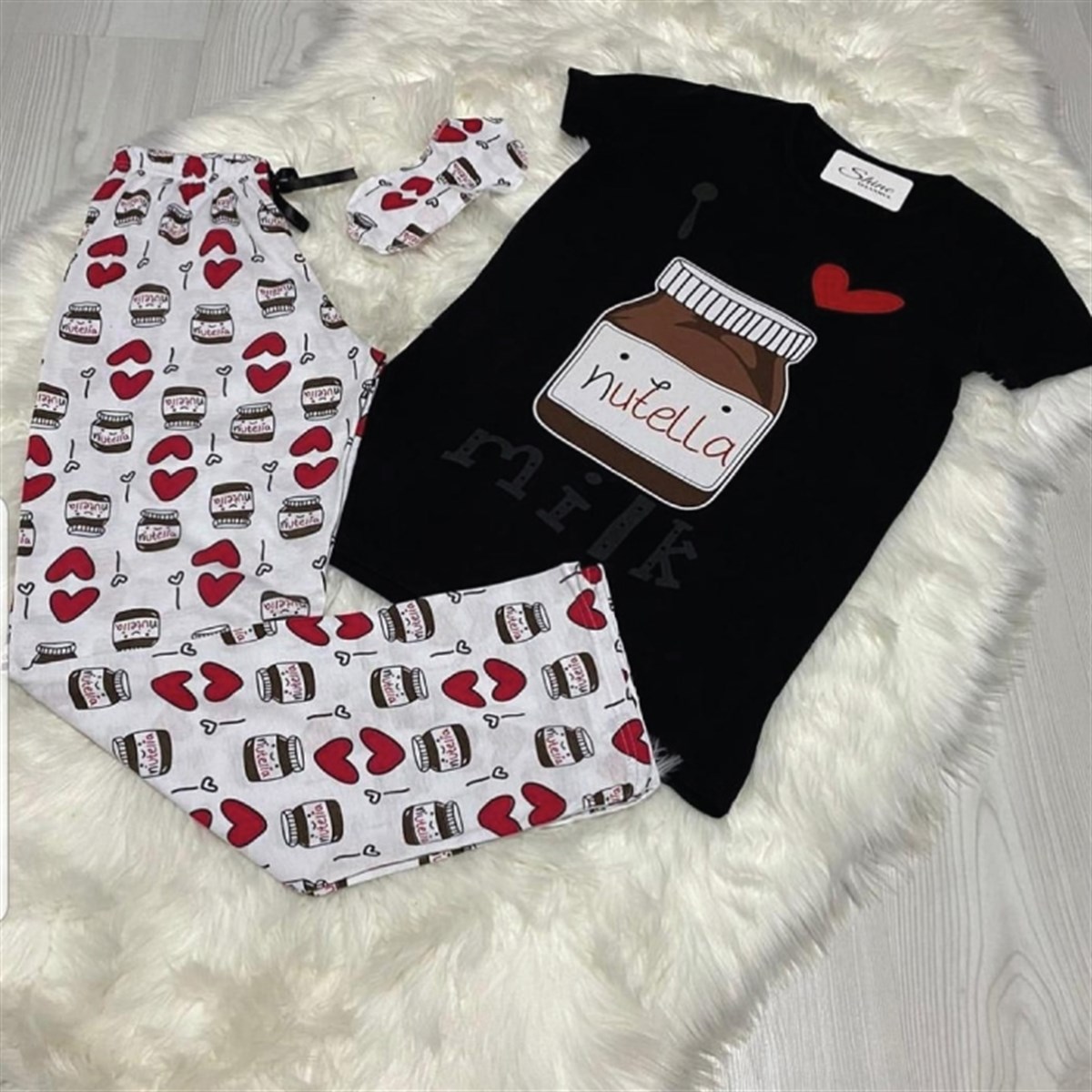 NUTELLA İKİLİ PİJAMA TAKIM
