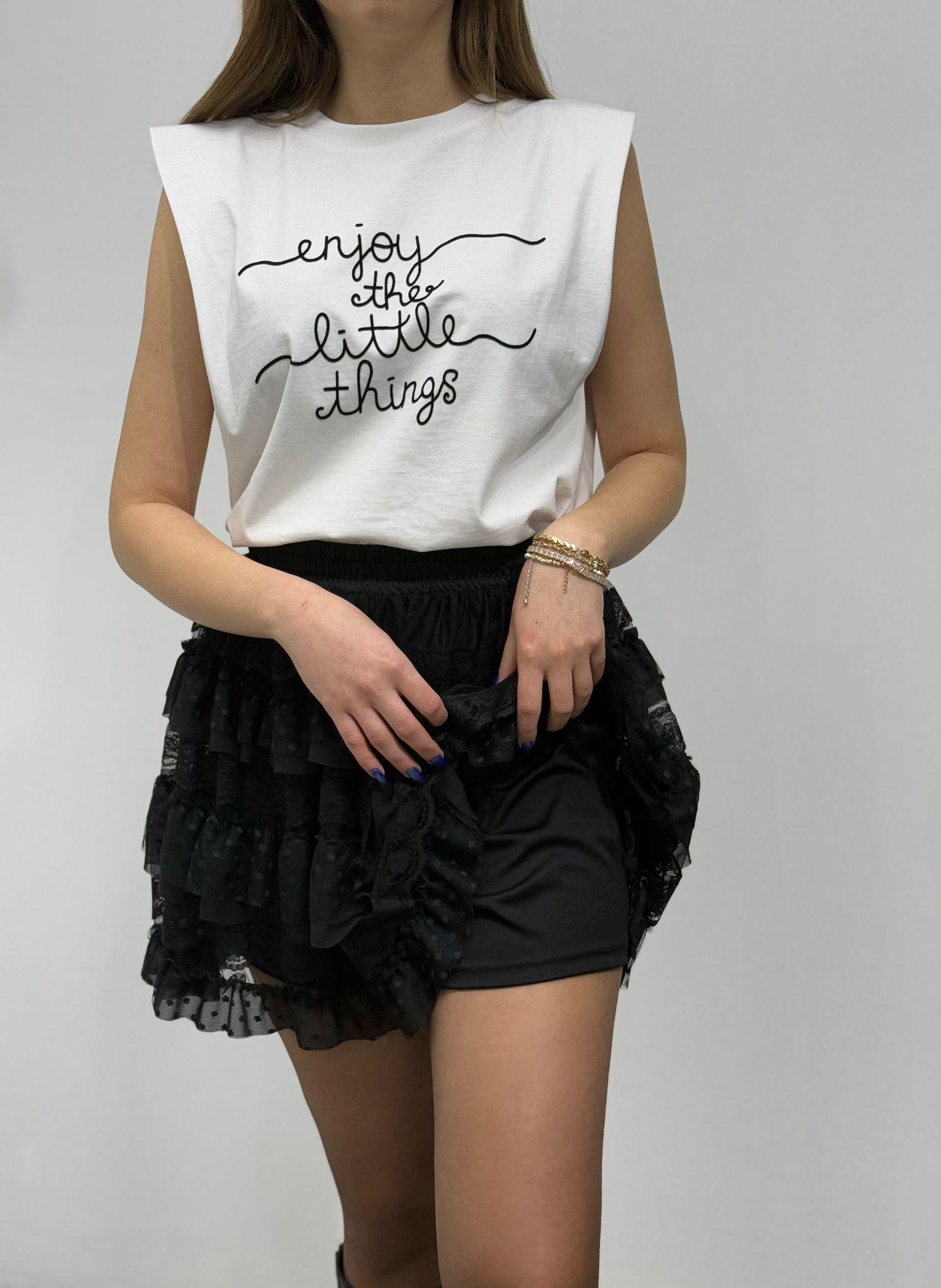 Premium Series Güpür Kumaş Beli Lastikli Etek 