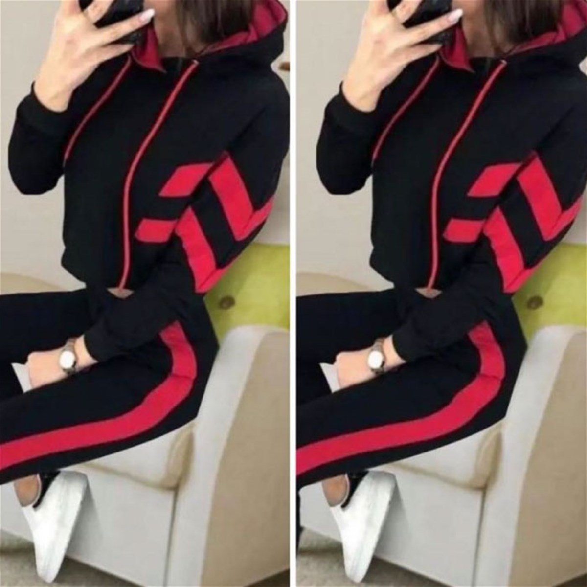 SİYAH KIRMIZI SPOR TAKIM