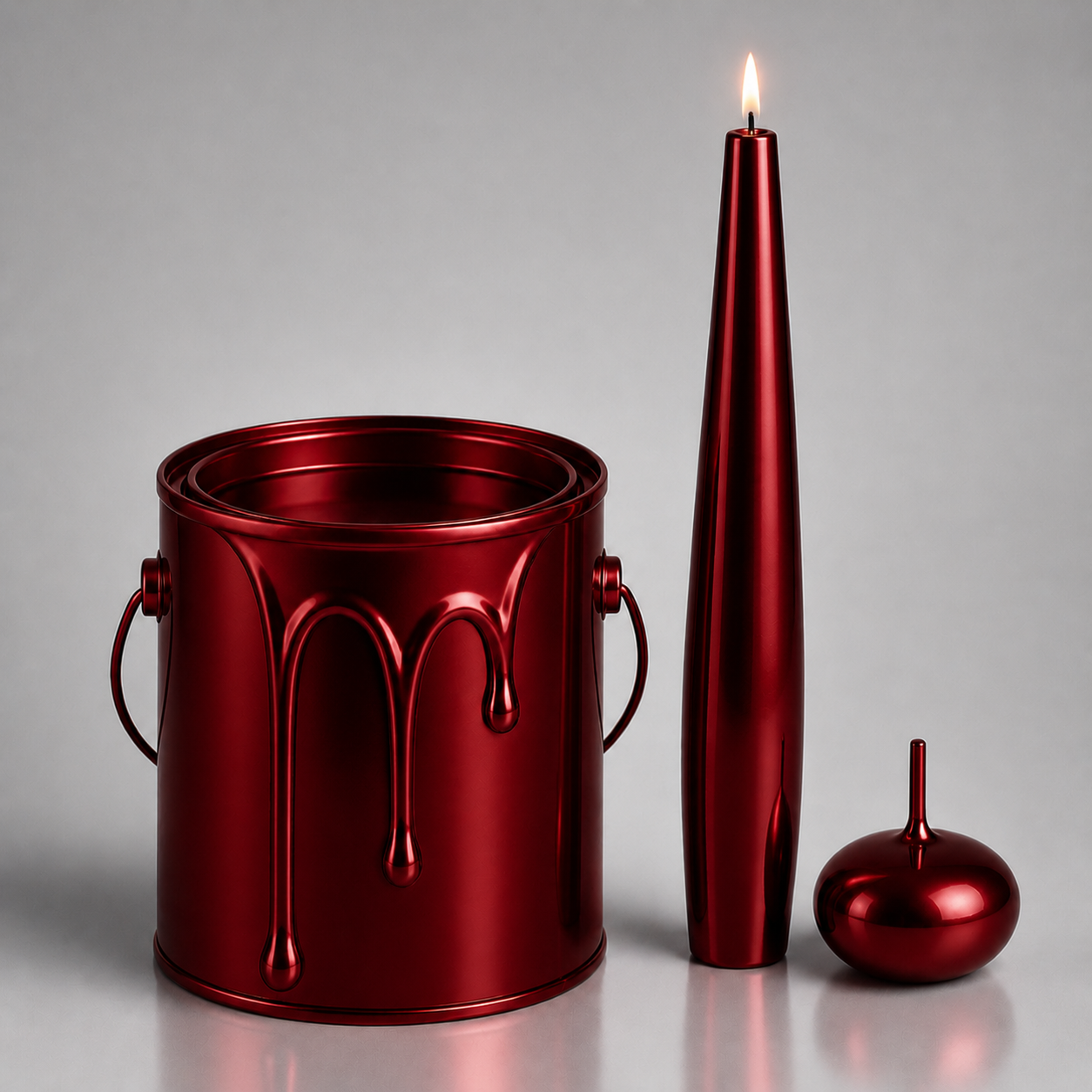 Yılbaşı Kırmızısı Daldırma Varak Boya | Alman Boyası | Christmas Red