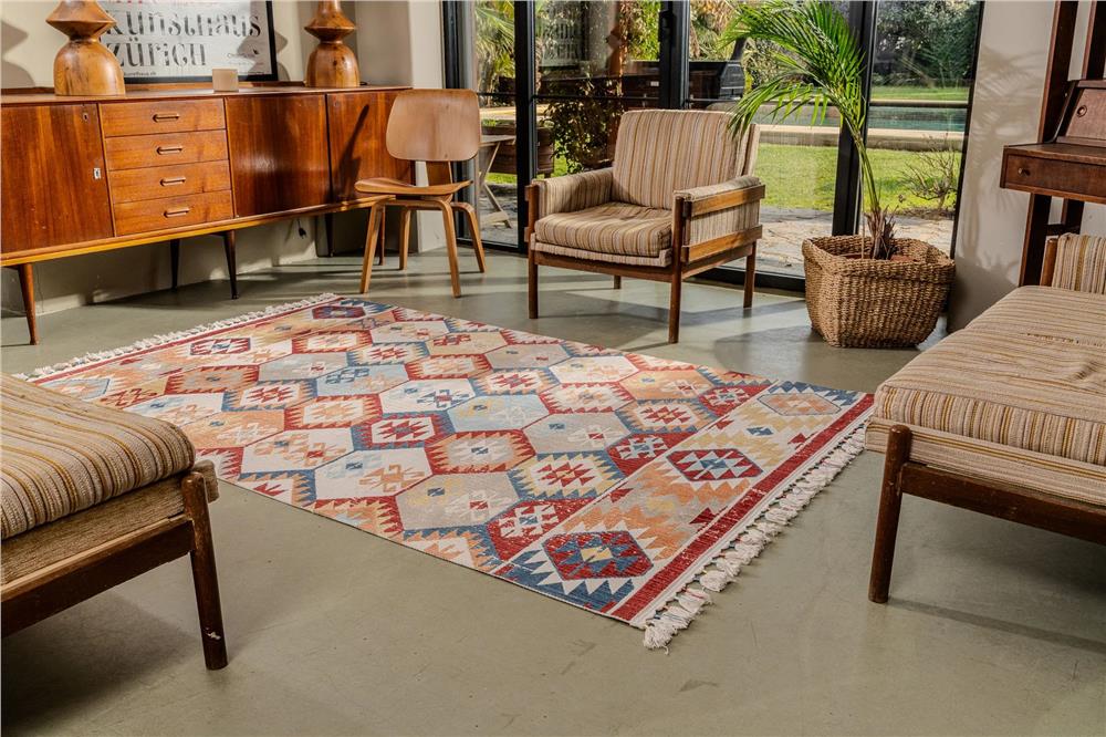 ANTIQUE VİNTAGE RENKLİ HALI AN0002