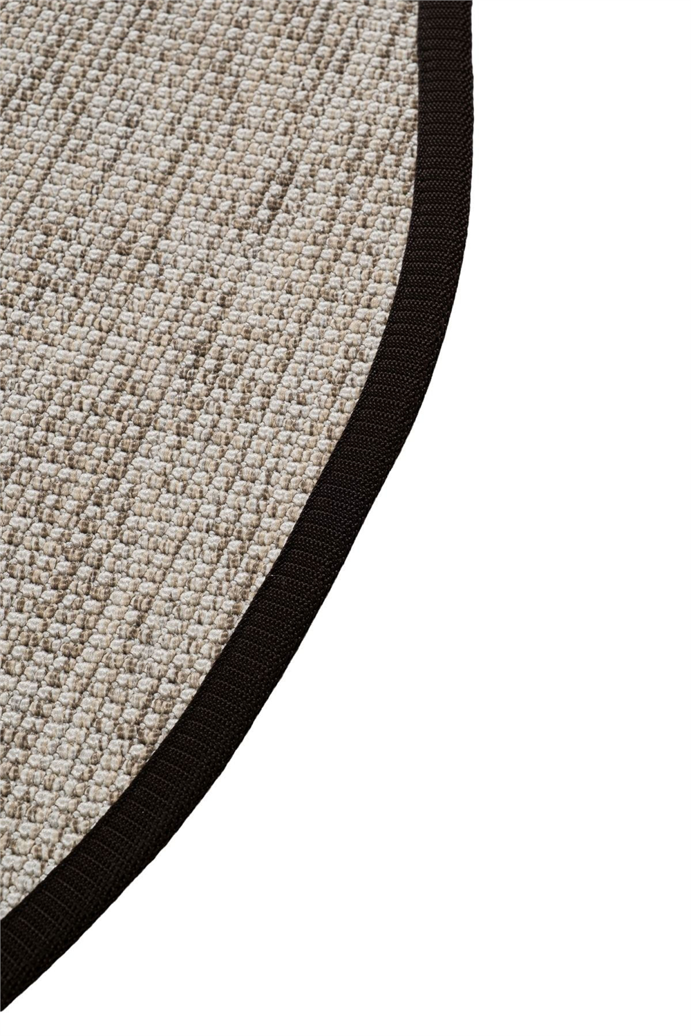Canvas 2 Judy JD02 Natural Cotton Bordure 10 Black Amorf Sisal Halı