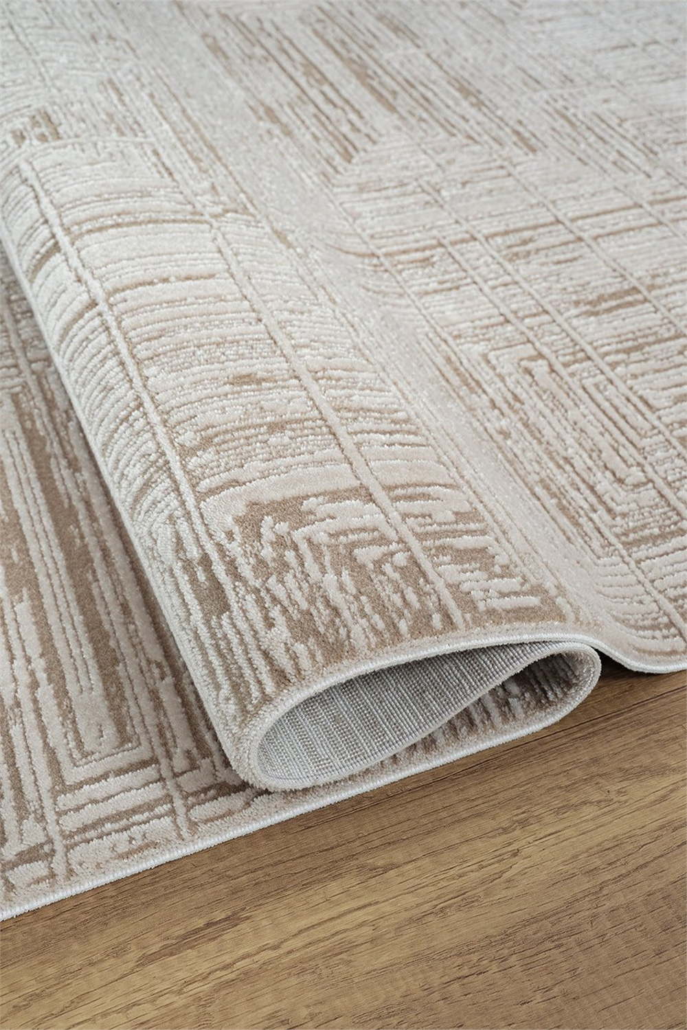 Corven - Riven Geometrik Desenli Oturma Odası, Antre ve Mutfak Halısı