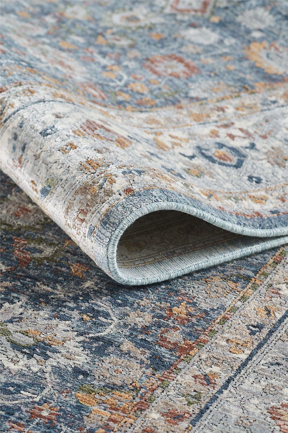 Heritage - Boreal Kendinden Saçaklı Eskitme Salon Halısı